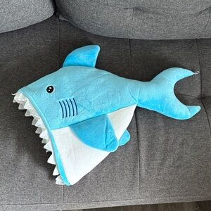Blue Shark Plush Hat